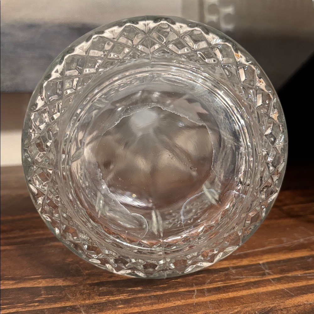 Vintage  Les Verres Italian Mid-Century Pressed Glass Decanter - Picture 6 of 8
